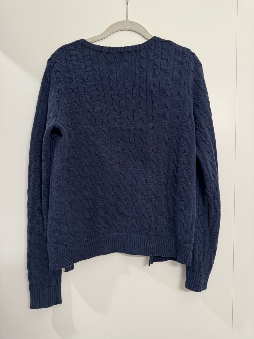 Brandy Melville John Galt Blue Zoe Cable Knit Cardigan - Picture 5 of 5